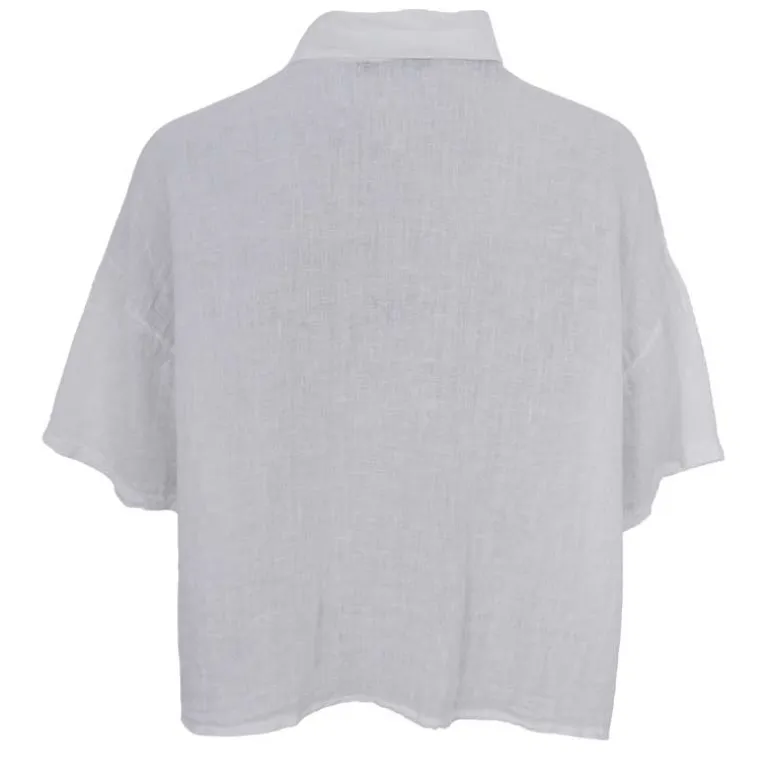 Black Colour BCMelina Short Shirt Hvid