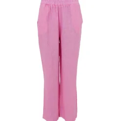Black Colour BCMelina Wide Linen Pant Pink