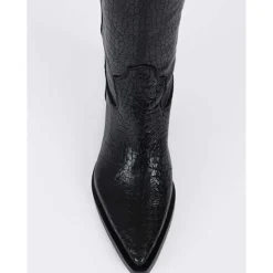 Bukela Rob Long Croco Boots Black