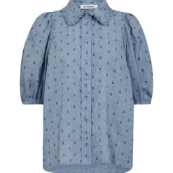 Co Couture DottieCC SS Shirt Dusty Blue