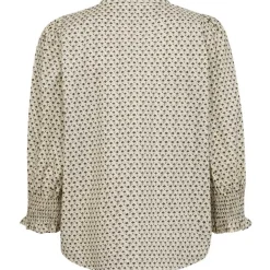 Co Couture ElsyCC Frill SS Blouse Bone