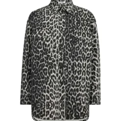 Co Couture LeoCC Denim Shirt Dark Grey