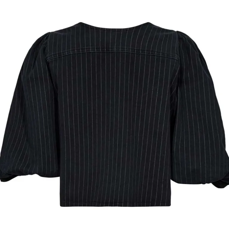 Co Couture PinCC Wide Bow Blouse Black