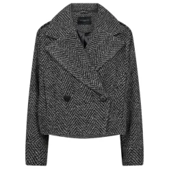 Copenhagen Muse CMElizzabeth Coat Black W. Off White