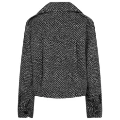 Copenhagen Muse CMElizzabeth Coat Black W. Off White