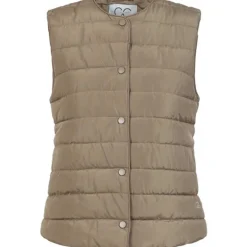 Coster Copenhagen Asta Quilted Vest Sand Olive