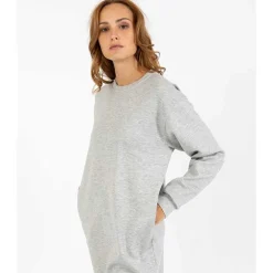 Coster Copenhagen Billie Sweat Dress Light Grey Melange