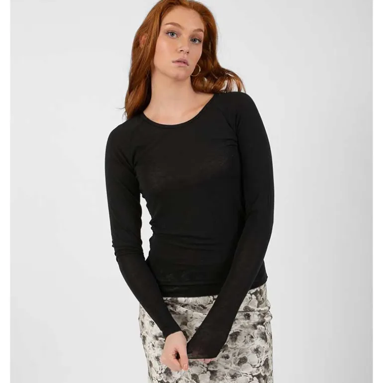 Coster Copenhagen CCH2202 Lana Wool Long Sleeve Black