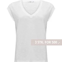 COSTER COPENHAGEN CCH1101 V-NECK T-SHIRT HVID