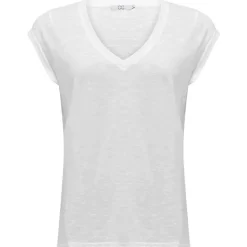 COSTER COPENHAGEN CCH1101 V-NECK T-SHIRT HVID
