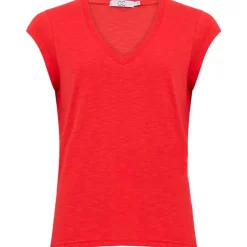 COSTER COPENHAGEN CCH1101 V-NECK T-SHIRT RØD