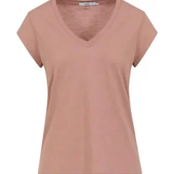 Coster Copenhagen CCH1101 V-Neck T-Shirt 222 Washed Rose