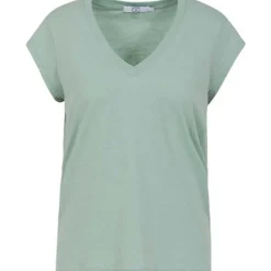 Coster Copenhagen CCH1101 V-Neck T-Shirt 462 Minty Green