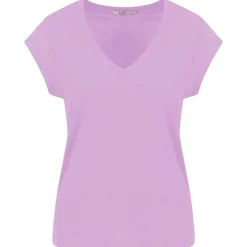 Coster Copenhagen CCH1101 V-Neck T-Shirt 824 Lilla