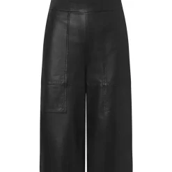 Depeche AnettDEP HW Bermuda Shorts Wide Leg Black Nero
