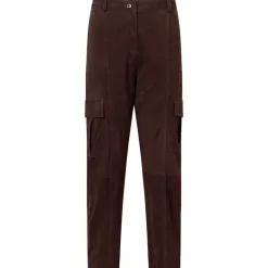 DEPECHE 50974 ANGELADEP CARGO SUEDE PANTS BRUN