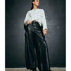 Depeche 51264 BoaDEP HW Pants Wide Leg Black
