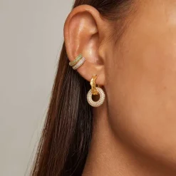 ENAMEL E287GM CELIN HOOPS GULD