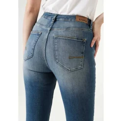 GARCIA 244-4997 CELIA SUPERSLIM FIT VINTAGE USED BLÅ