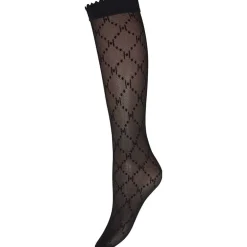 Hype The Detail 46013-1100 Knee High Logo Socks Black