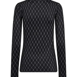 Hype The Detail 200-14-46 Printed Blouse Black