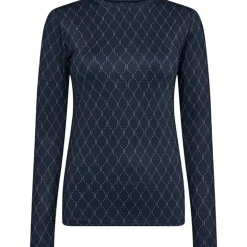 Hype The Detail 200-14-42 Printed Blouse Blue