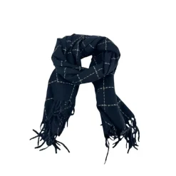 J by J A2015 Viscose Scarf Navy