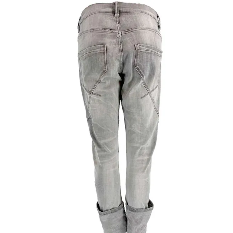 J By J H8123 Stretch Jeans Lysegrå