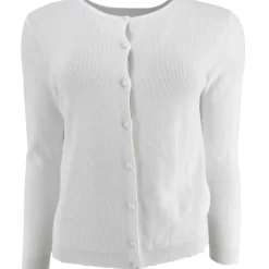 J By J 6047 Knit Cardigan White