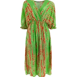 J BY J 8993 LONG DRESS GRØN