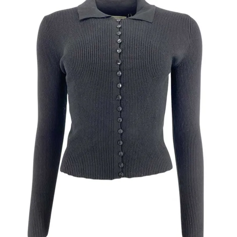 J By J 6036 Short Cardigan Black