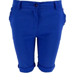 J BY J 2508 STRETCH SHORTS BLÅ