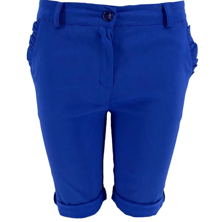 J BY J 2508 STRETCH SHORTS BLÅ