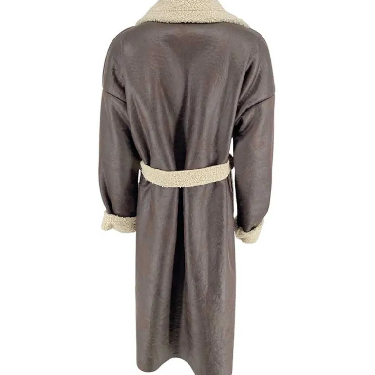 J By J 13067 Teddy Coat Beige