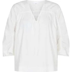 LEVETE ROOM LR-BRADIE 3 BLOUSE HVID