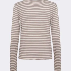 Levete Room LR-Ika 11 T-Shirt Jersey Taupe