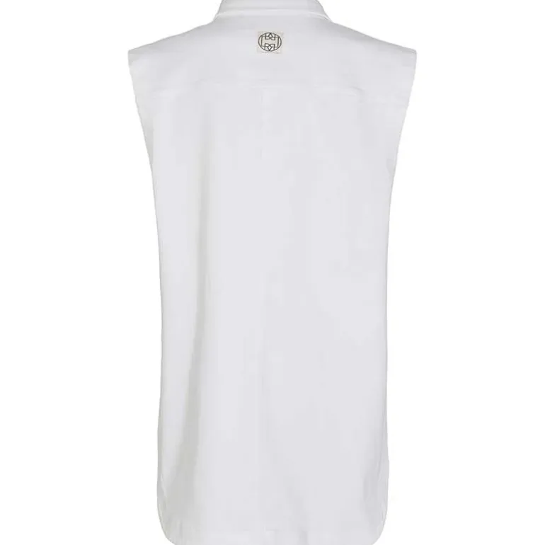 LEVETE ROOM LR-RAMELLA 6 WAISTCOAT HVID