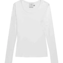 MUNTHE CUTEST LONG SLEEVE T-SHIRT HVID