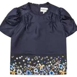 Munthe Fahsai Silk Top Black