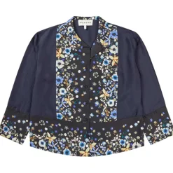 Munthe Faiza Silk Shirt Black