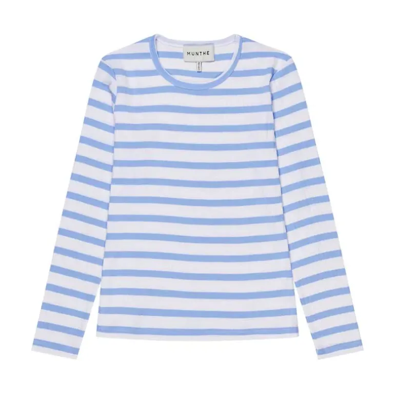 Munthe Jote L/S T-Shirt Light Blue