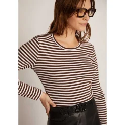 Munthe Jote L/S T-Shirt Mocca