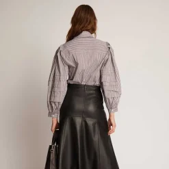 Munthe Trudie Stripe Shirt Chocolate