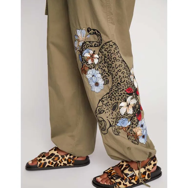 Munthe Unform Parachute Pants Khaki