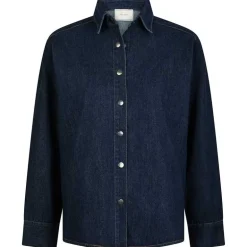 Neo Noir Lash Denim Shirt Dark Blue