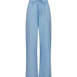 Neo Noir Sonar Linen Pants Lyseblå