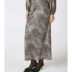 Neo Noir Vicky Floating Wave Skirt Dark Sand