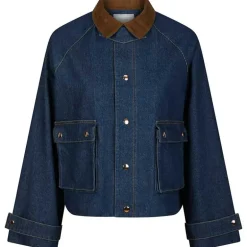 Neo Noir Vista Denim Cord Jacket Blue