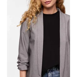 Pieces PCBosella 3/4 Blazer Noos Light Grey Melange