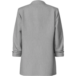 Pieces PCBosella 3/4 Blazer Noos Light Grey Melange